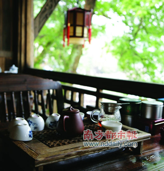 山中清涼，正適合避暑